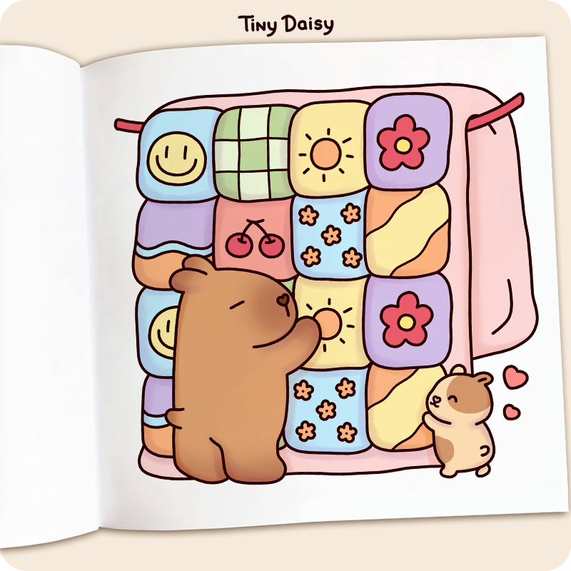 My Fuzzy Buddies Coloring Book - Image 4