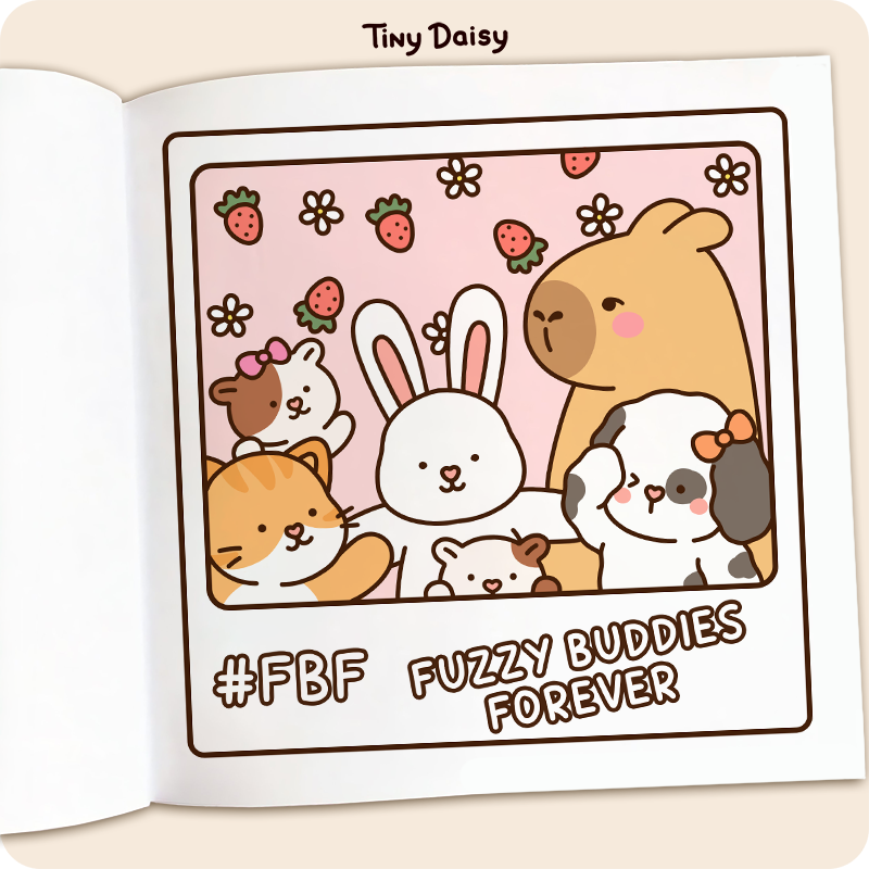 My Fuzzy Buddies Coloring Book - Image 7