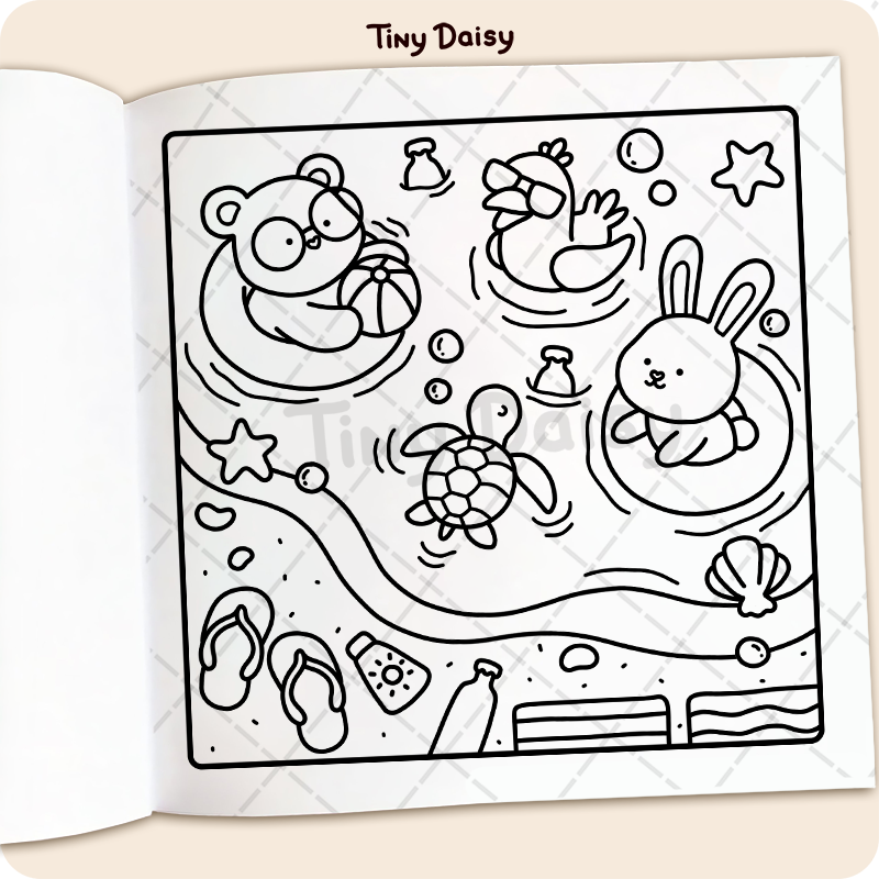 My Fuzzy Buddies Coloring Book - Image 9