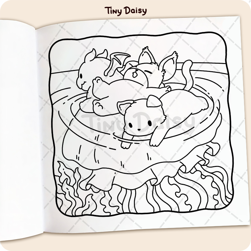 Ocean Fuzzy Coloring Book - Image 5