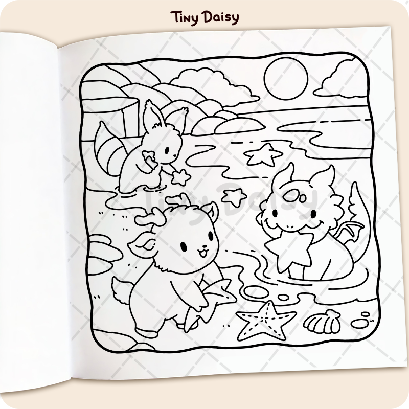 Ocean Fuzzy Coloring Book - Image 7