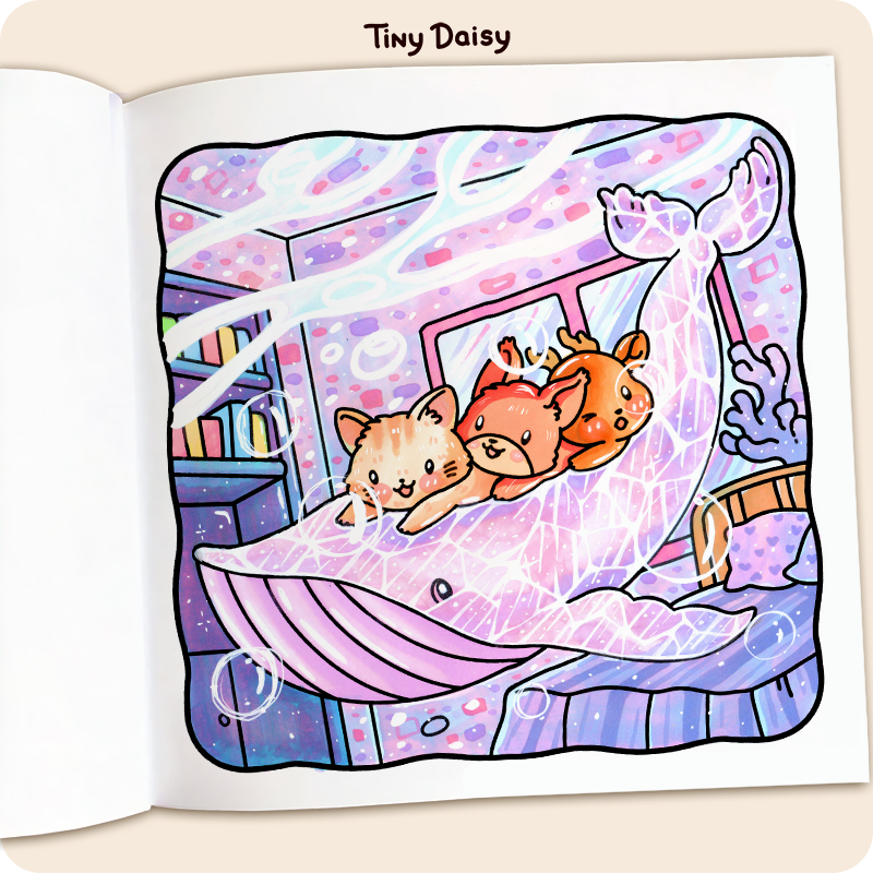 Ocean Fuzzy Coloring Book - Image 3