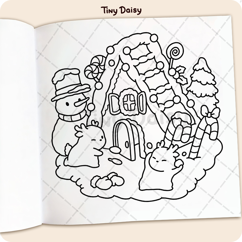 Reindeer Corners Coloring Book - Image 3