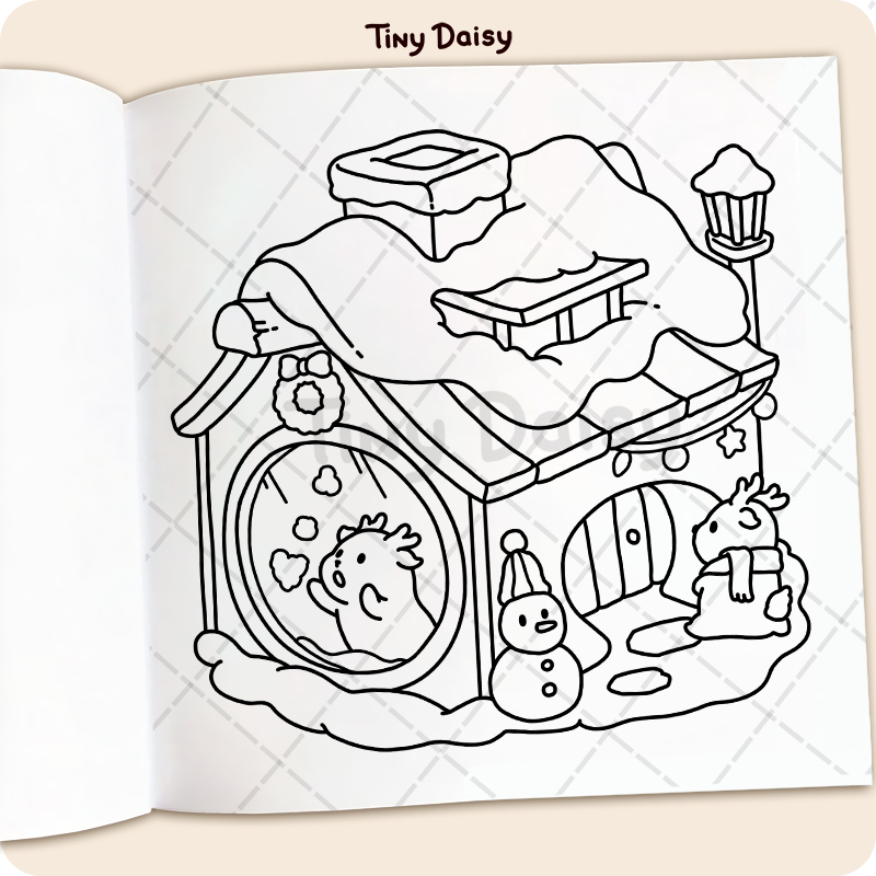 Reindeer Corners Coloring Book - Image 4