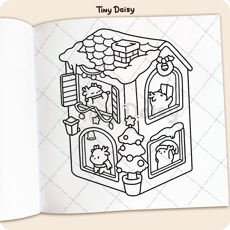Reindeer Corners Coloring Book - Image 5