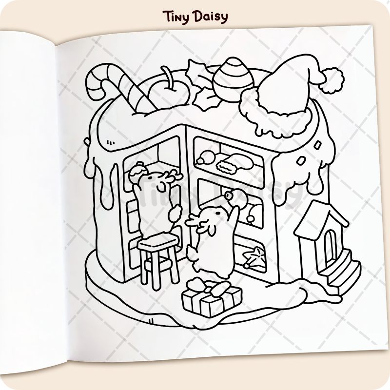 Reindeer Corners Coloring Book - Image 6