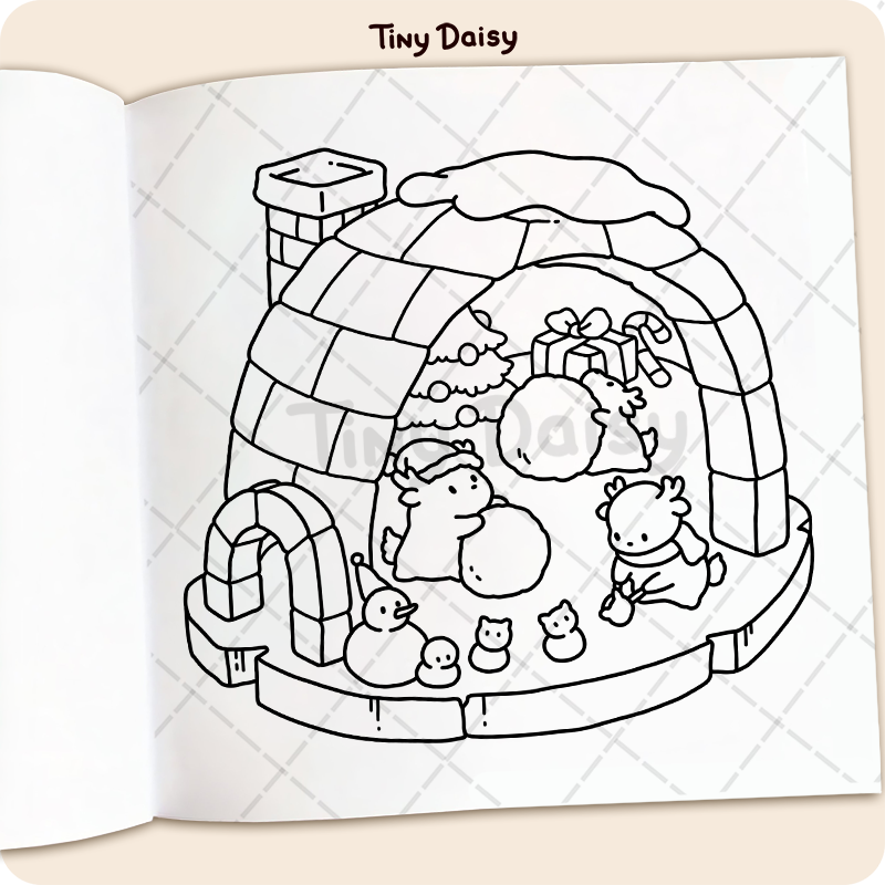 Reindeer Corners Coloring Book - Image 7
