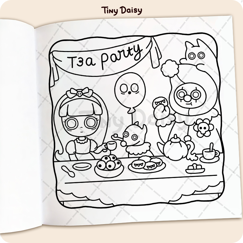 Spooky Girl Coloring Book - Image 5