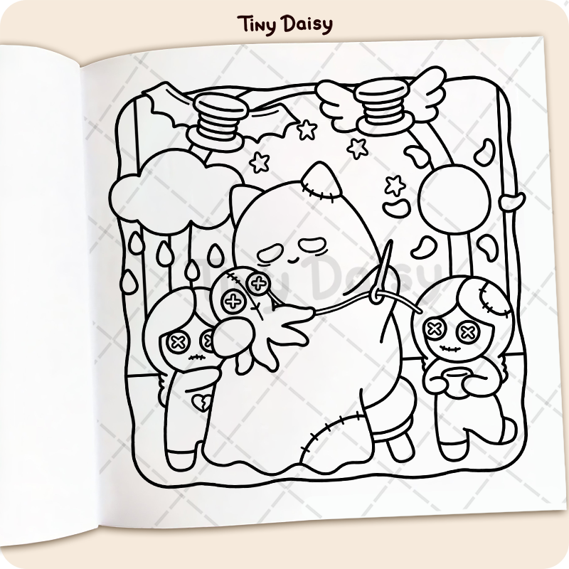 Spooky Girl Coloring Book - Image 7