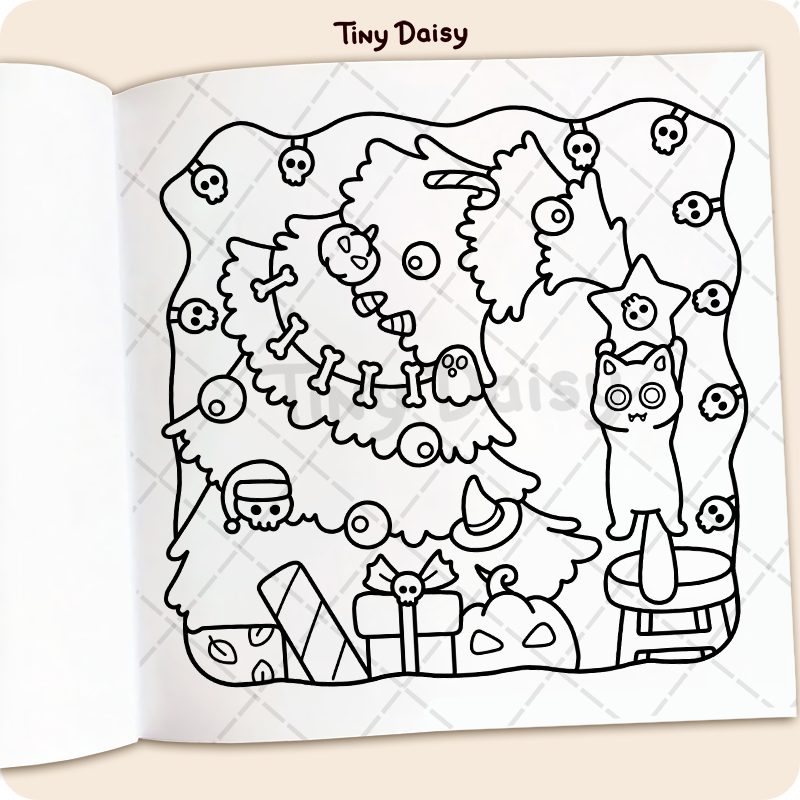 Spooky Girl Coloring Book - Image 8
