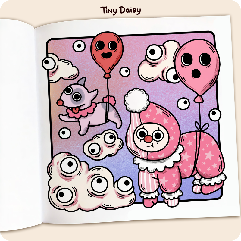 Spooky Girl Coloring Book - Image 3