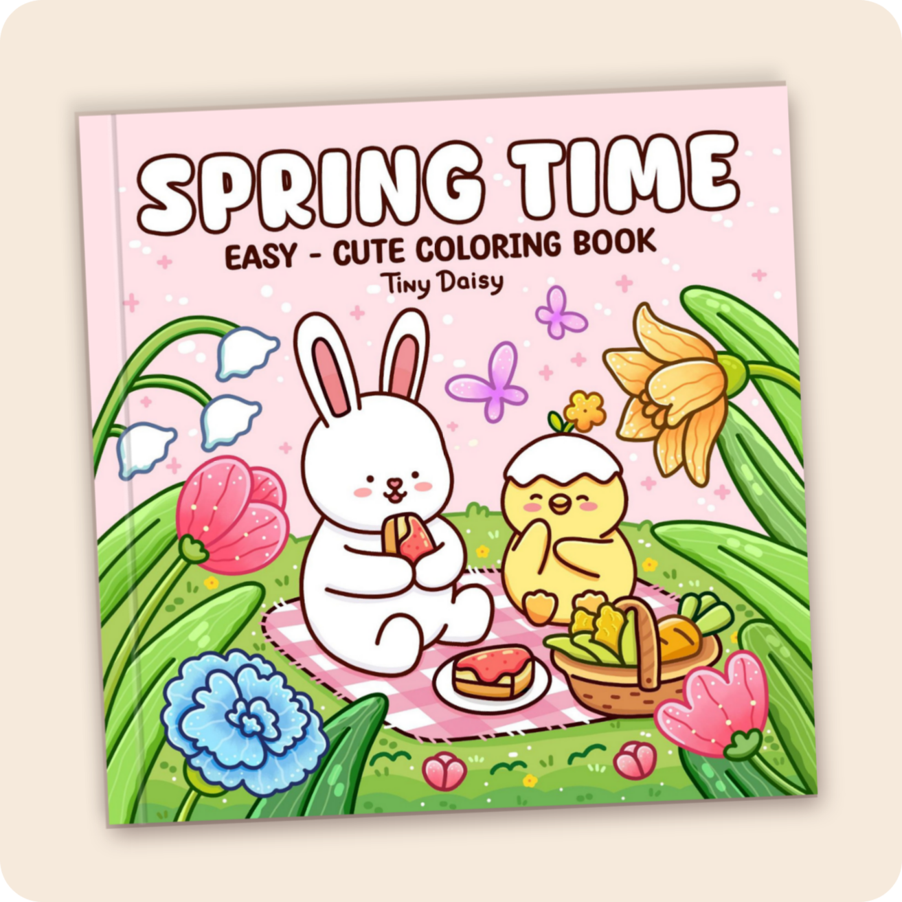 Spring Time Coloring Book (Cover Version 2) - Image 2