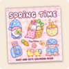 Spring Time Coloring Book (Cover Version 2)