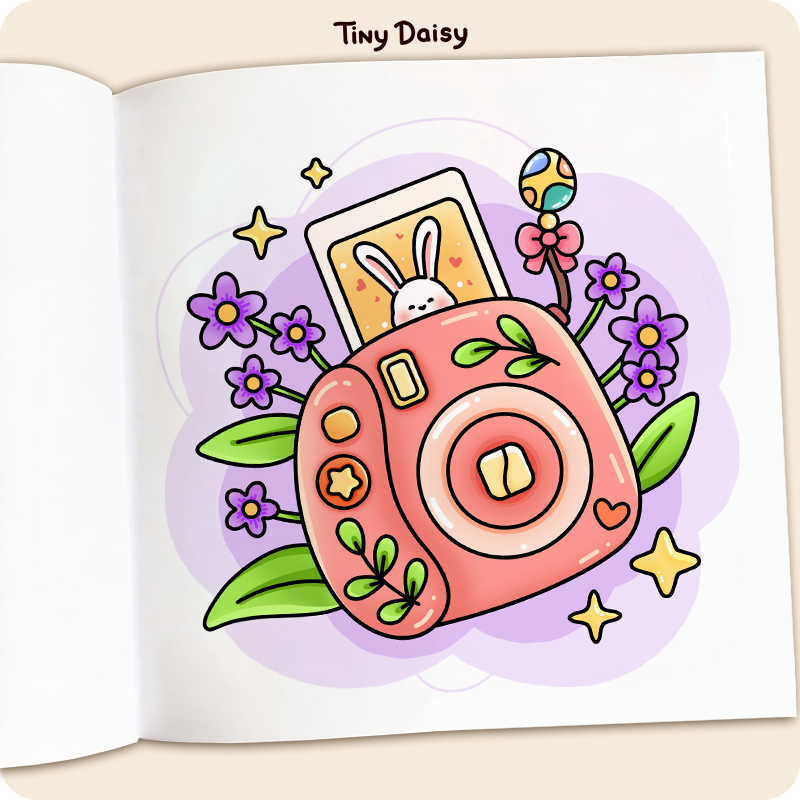 Spring Time Coloring Book (Cover Version 2) - Image 3