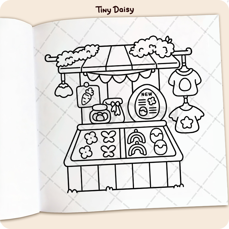 Spring Time Coloring Book (Cover Version 2) - Image 12
