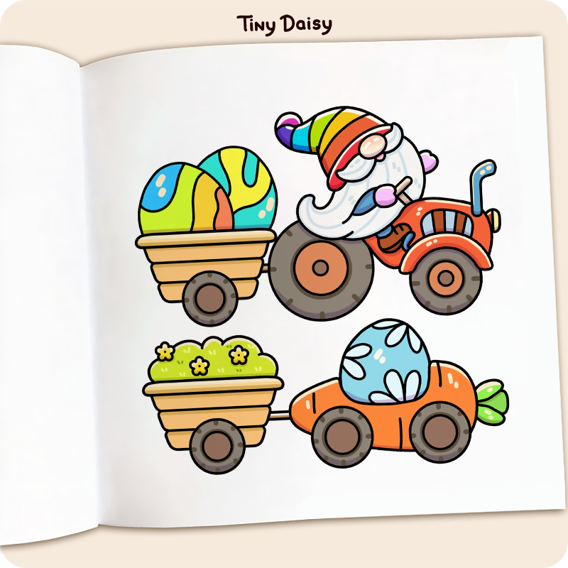 Spring Time Coloring Book (Cover Version 2) - Image 4