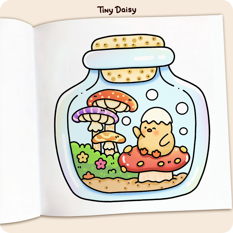 Spring Time Coloring Book (Cover Version 2) - Image 6