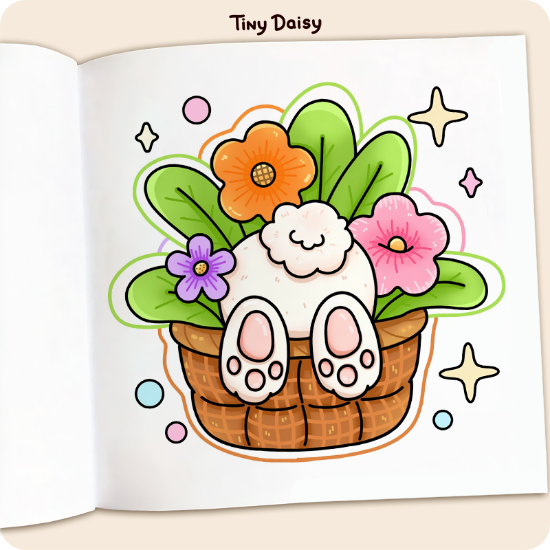 Spring Time Coloring Book (Cover Version 2) - Image 7