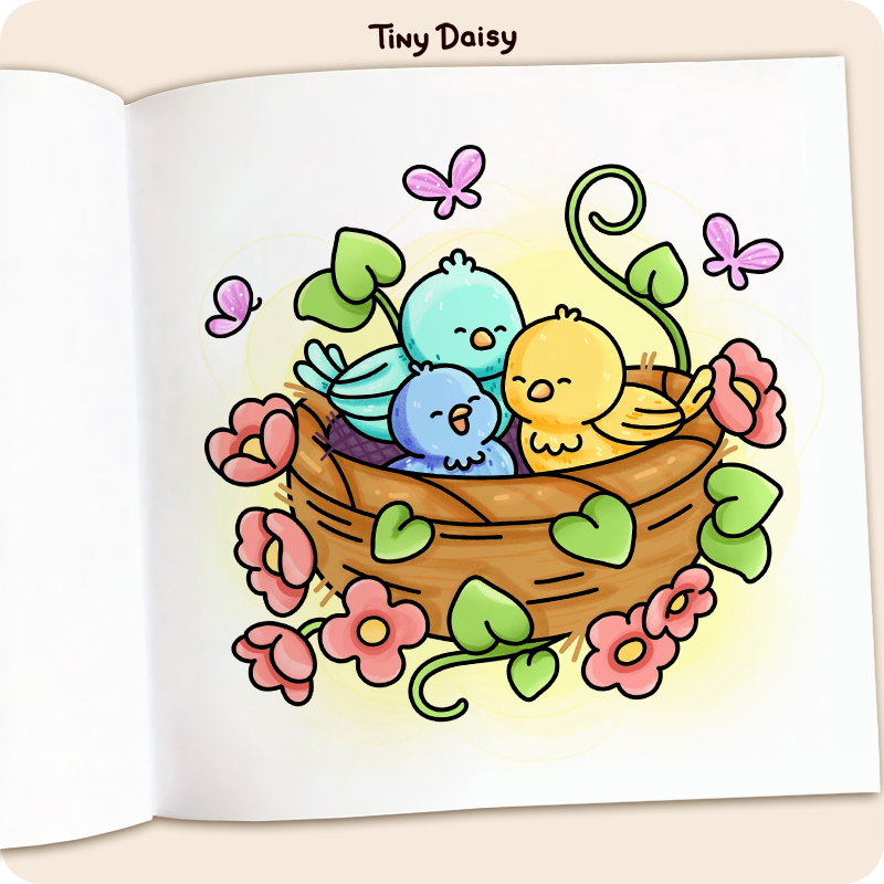 Spring Time Coloring Book (Cover Version 2) - Image 8