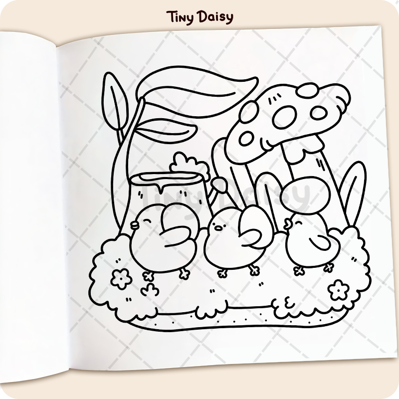 Spring Time Coloring Book (Cover Version 2) - Image 9