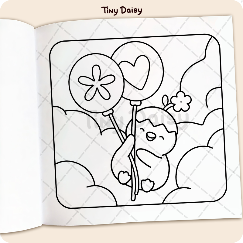 Spring Time Coloring Book (Cover Version 2) - Image 11