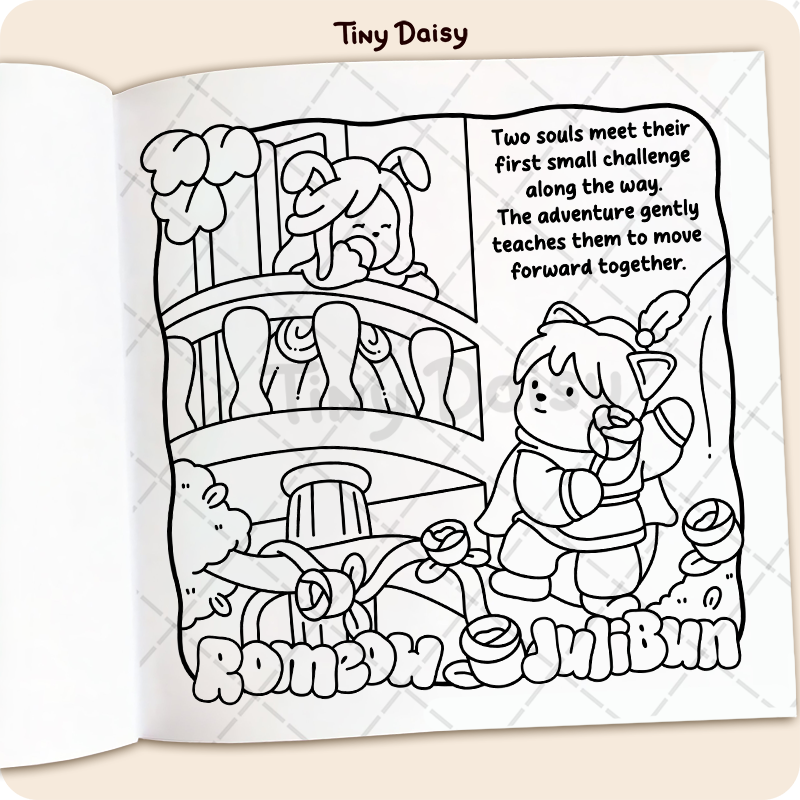 Sweet Moments Coloring Book - Image 5
