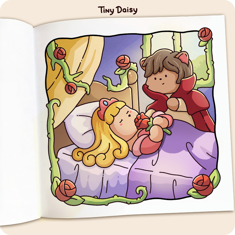 Sweet Moments Coloring Book - Image 2