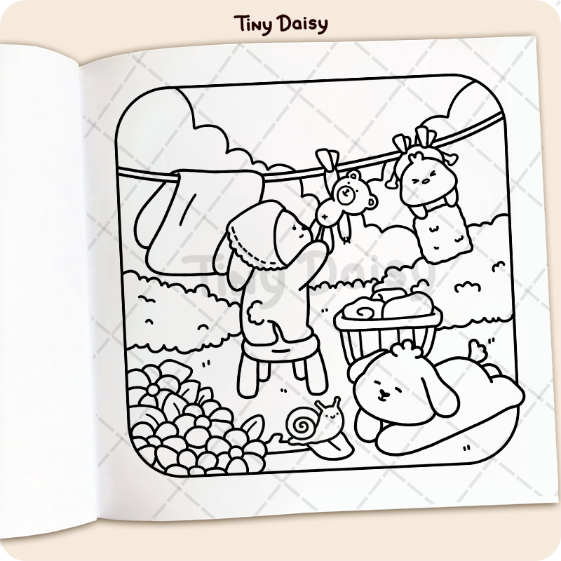 Fuzzy Cuties Coloring Book - Image 5