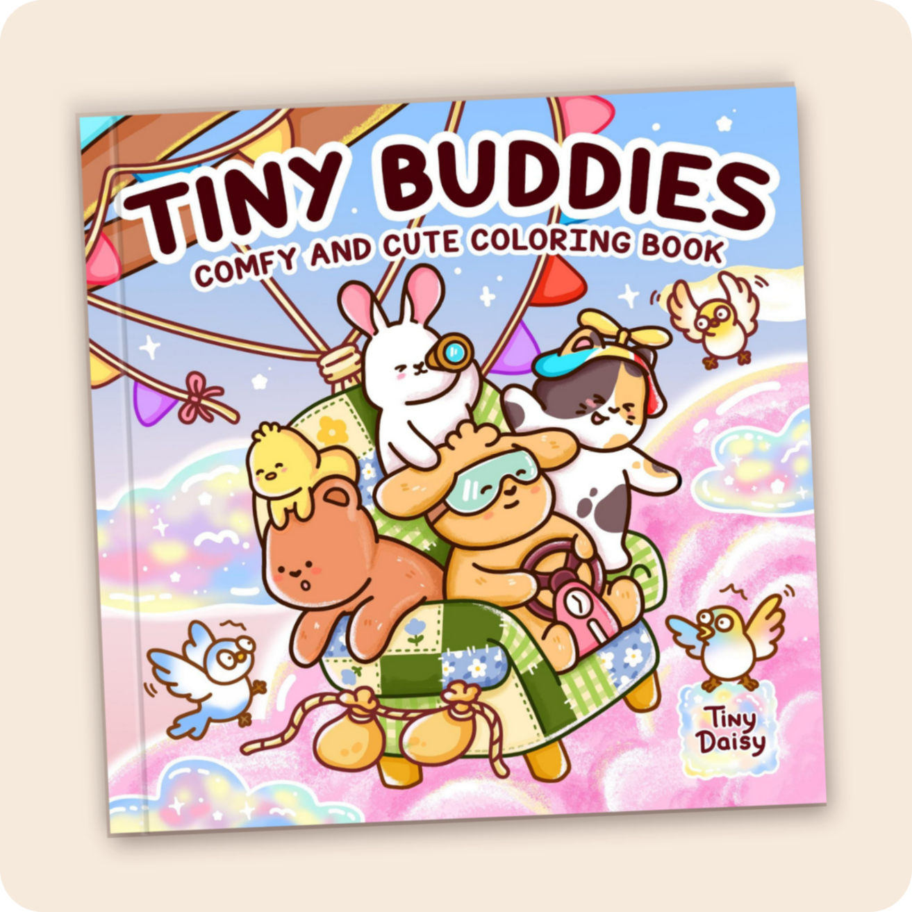 Fuzzy Cuties Coloring Book - Image 2
