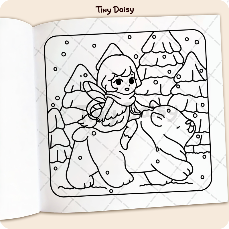Tiny Fairy Coloring Book - Image 8