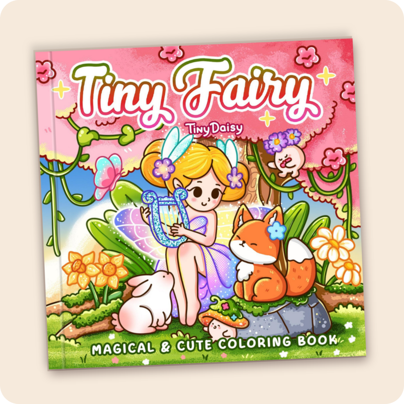 Tiny Fairy Coloring Book