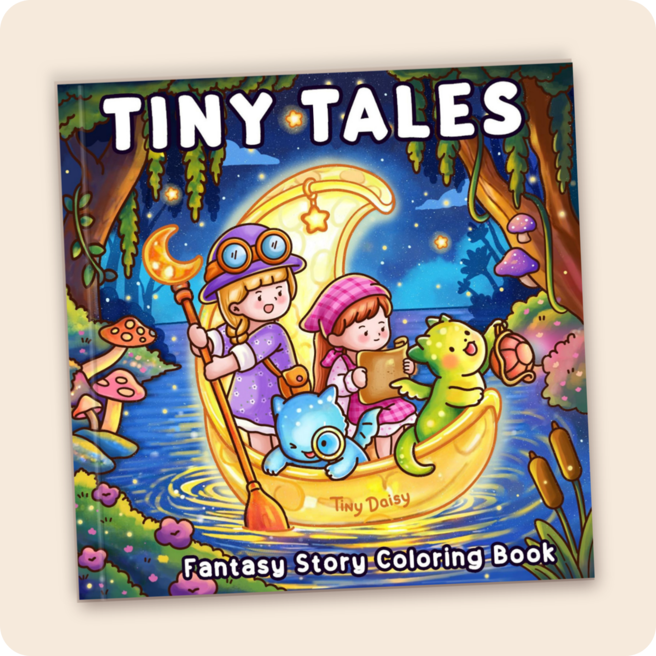 Tiny Tales Coloring Book (Daylight Cover 8.5 x 8.5 Inch) - Image 2