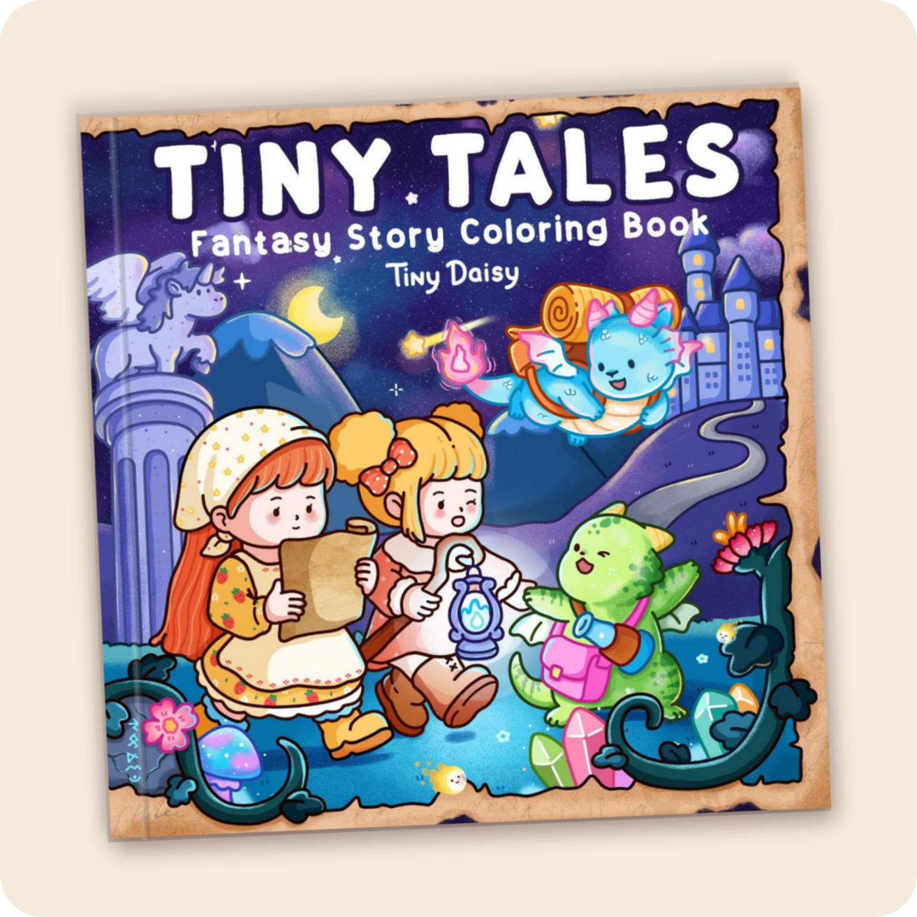 Tiny Tales Coloring Book (Daylight Cover 8.5 x 8.5 Inch) - Image 3