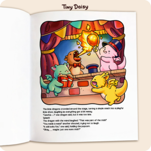 Alternative view of Tiny Tales Coloring Book (Midnight Cover 8.5 x 11 inches)