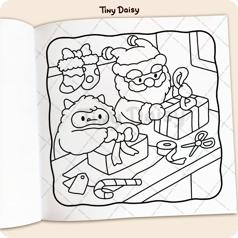 Xmas Moments Coloring Book - Image 2