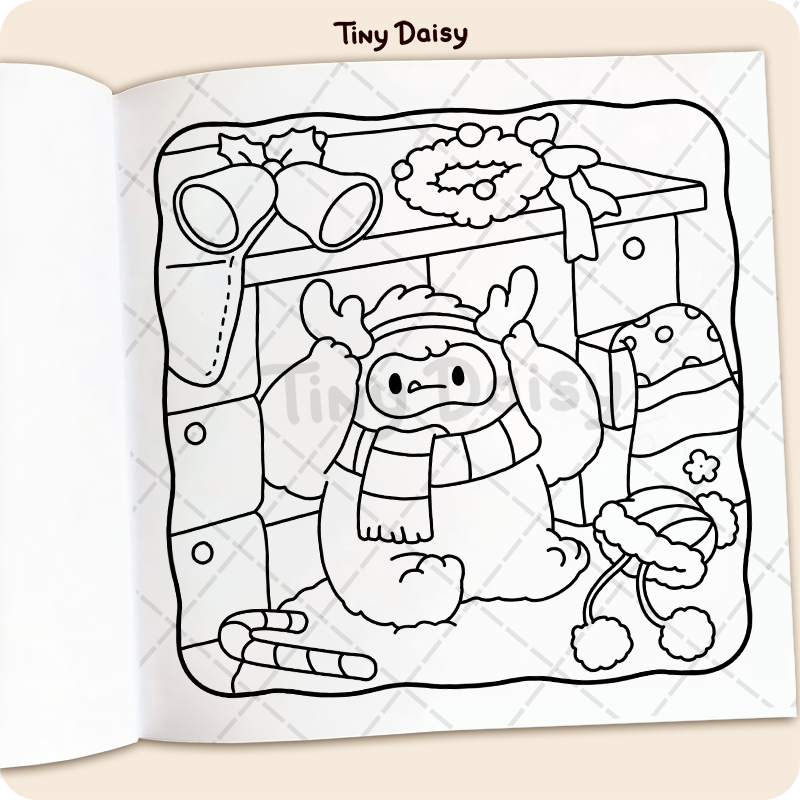 Xmas Moments Coloring Book - Image 3