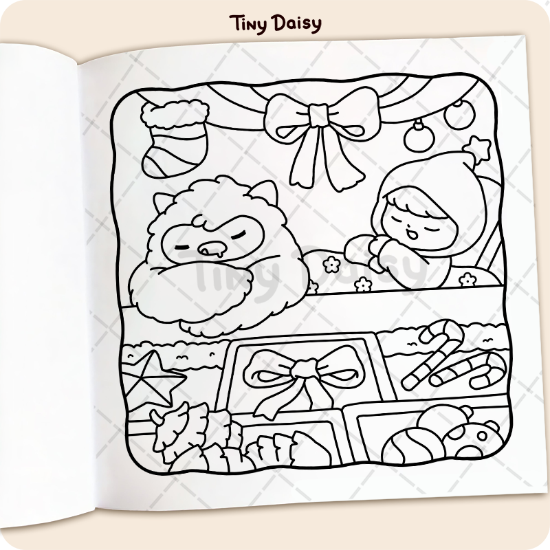 Xmas Moments Coloring Book - Image 4