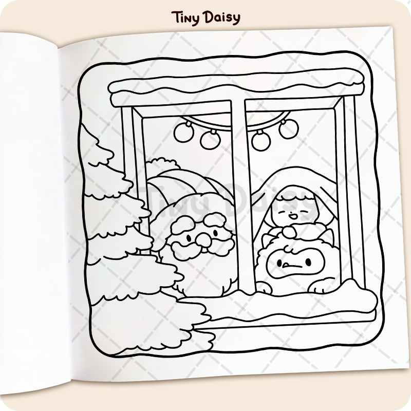 Xmas Moments Coloring Book - Image 5