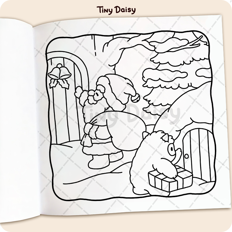 Xmas Moments Coloring Book - Image 6