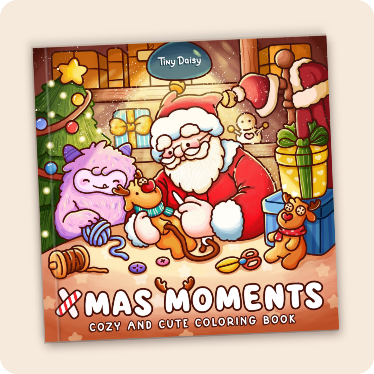 Xmas Moments Coloring Book