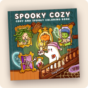 Alternative view of Cozy Spooky Coloring Book