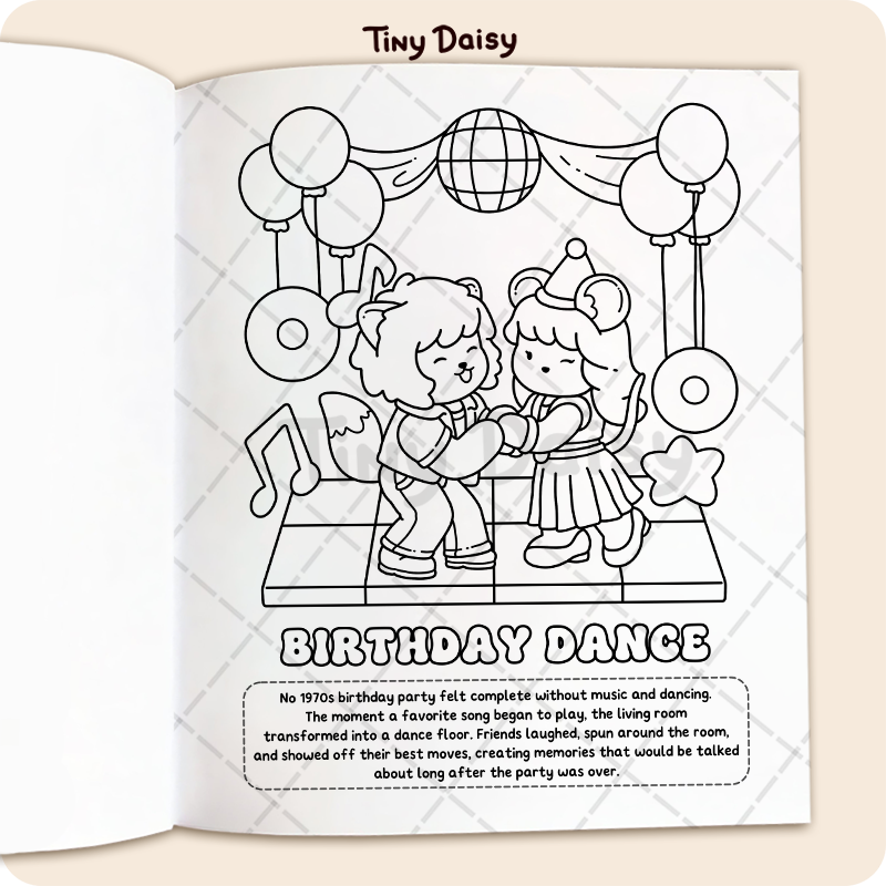Cozy 1970s Coloring Book (8.5 x 11 Inch) - Image 5