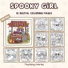 Spooky Girl – Mini Digital Coloring Set