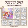 Fuzzy Y2K – Mini Digital Coloring Set