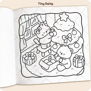 Alternative view of Fuzzy Christmas Coloring Book